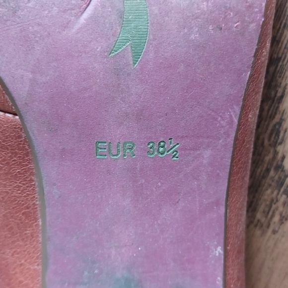 Poetic Licence Whiplash Shoes in Saddle Laceup Oxfords Size 7.5, Burgundy/green - Picture 6 of 9